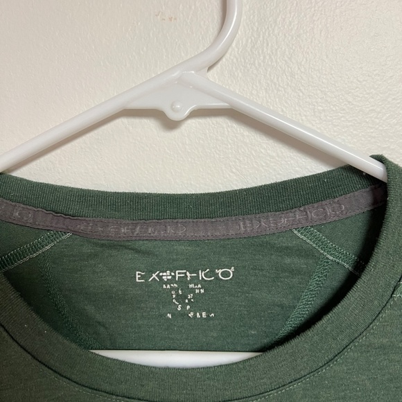 ExOfficio Mens Performance Tee Color Green sz Small - Picture 5 of 7